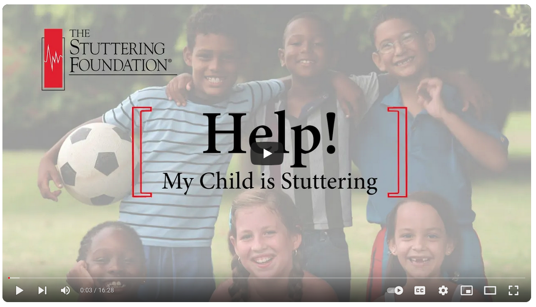 Help My Child is Stuttering Video